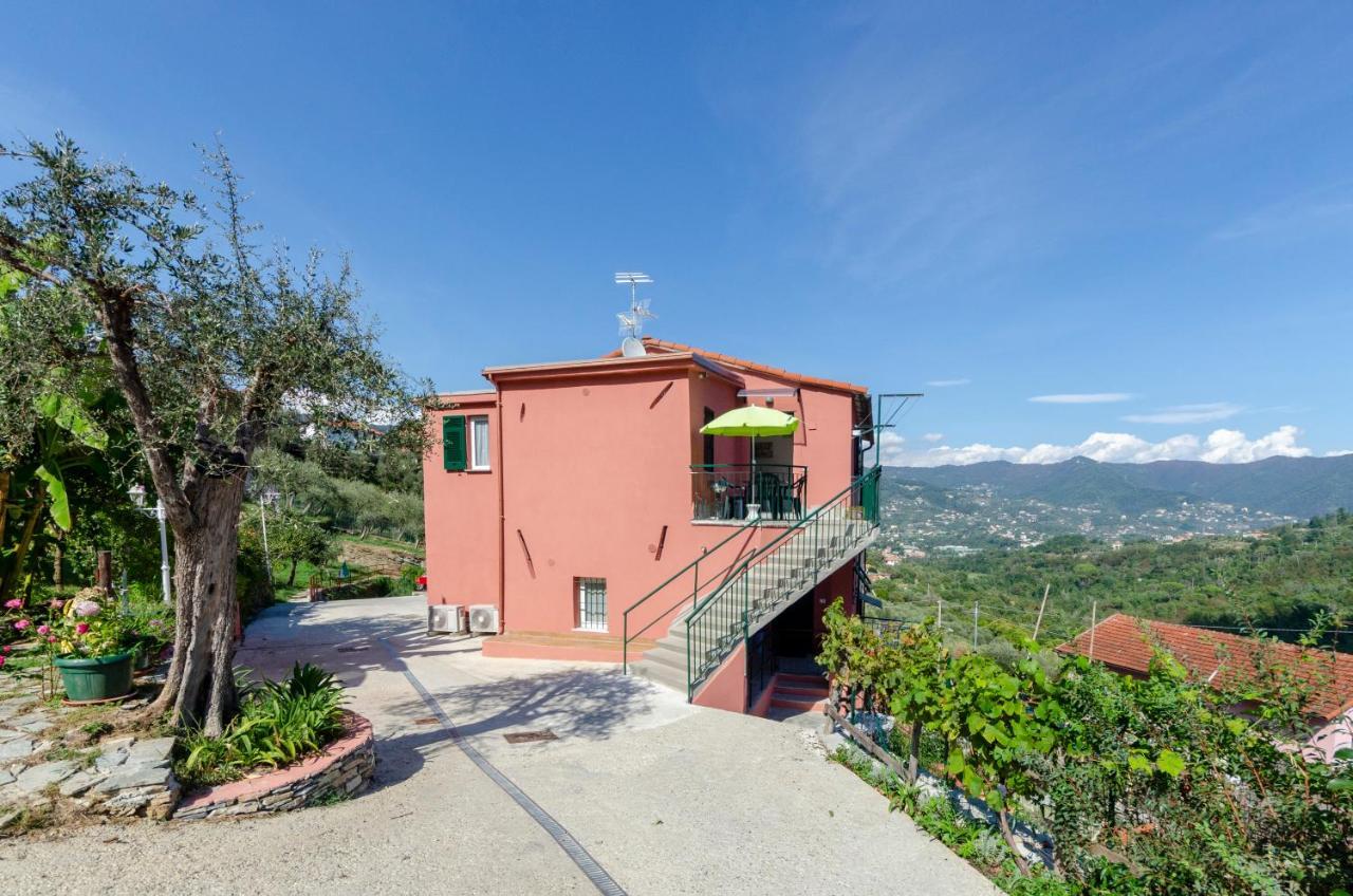 Alla Casa Rosa, Peaceful Apartment Surrounded By Greenery With Free Parking, Wifi & Air Conditioning Рапалло Экстерьер фото