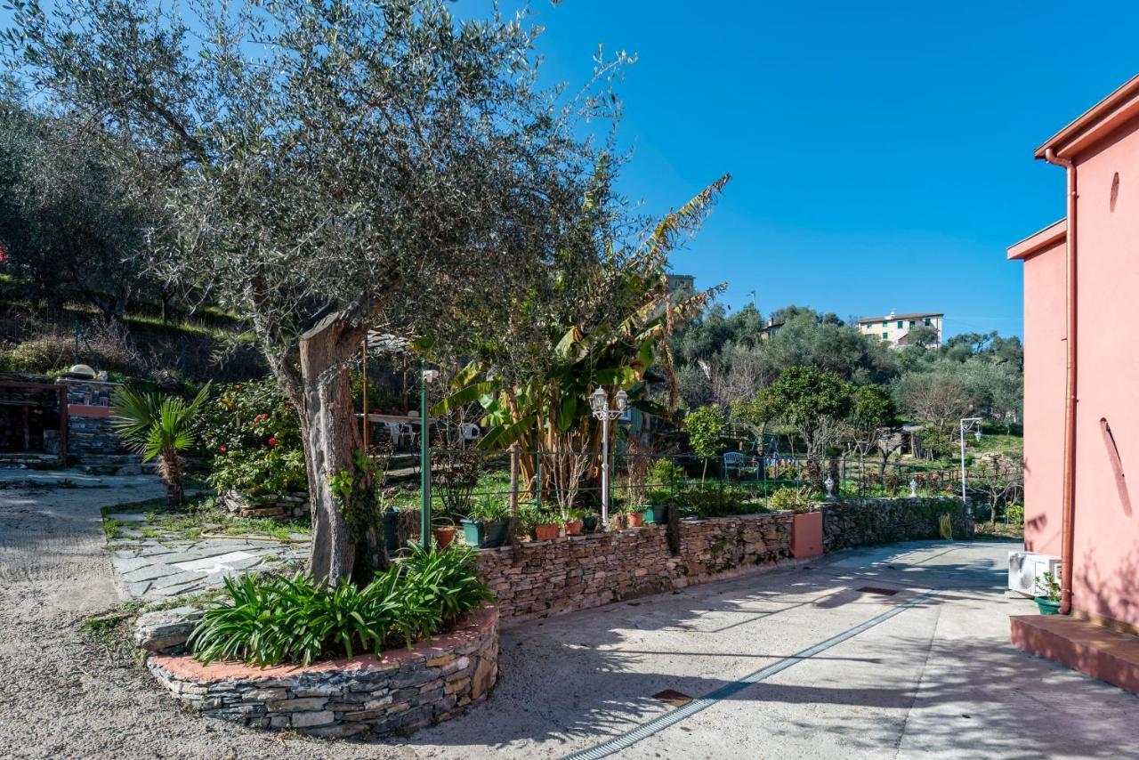 Alla Casa Rosa, Peaceful Apartment Surrounded By Greenery With Free Parking, Wifi & Air Conditioning Рапалло Экстерьер фото