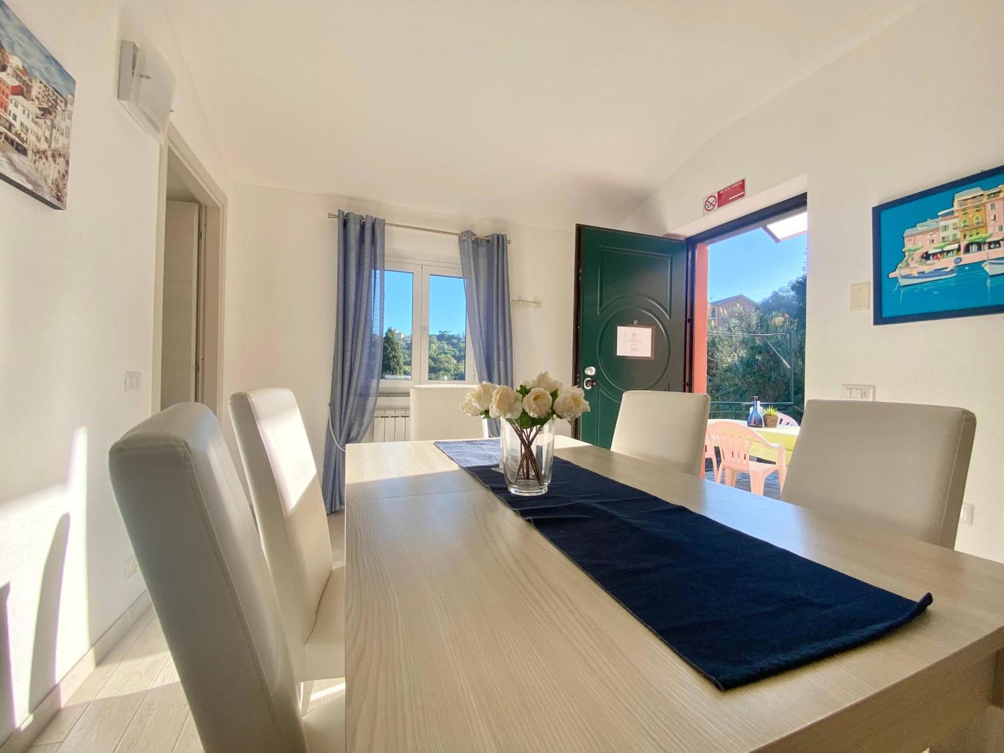 Alla Casa Rosa, Peaceful Apartment Surrounded By Greenery With Free Parking, Wifi & Air Conditioning Рапалло Экстерьер фото